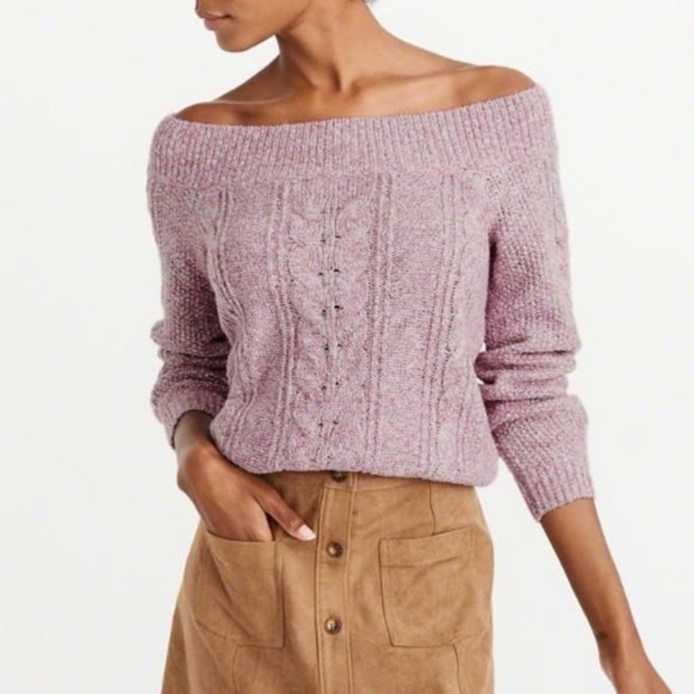 Abercrombie off the shoulder sweater